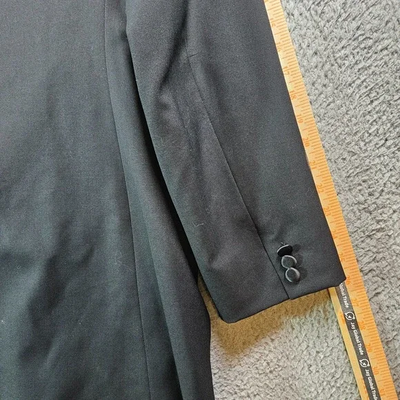 Linea Uomo 54L‎ 2PC Tuxedo Men Pants 50 x 28 Wool Black